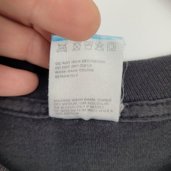 Fruit of the Loom Mens Large Single Stitch ZZ Top short sleeve tee FLAWED - Picture 5 of 15